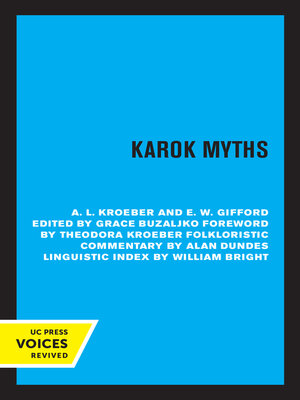 cover image of Karok Myths